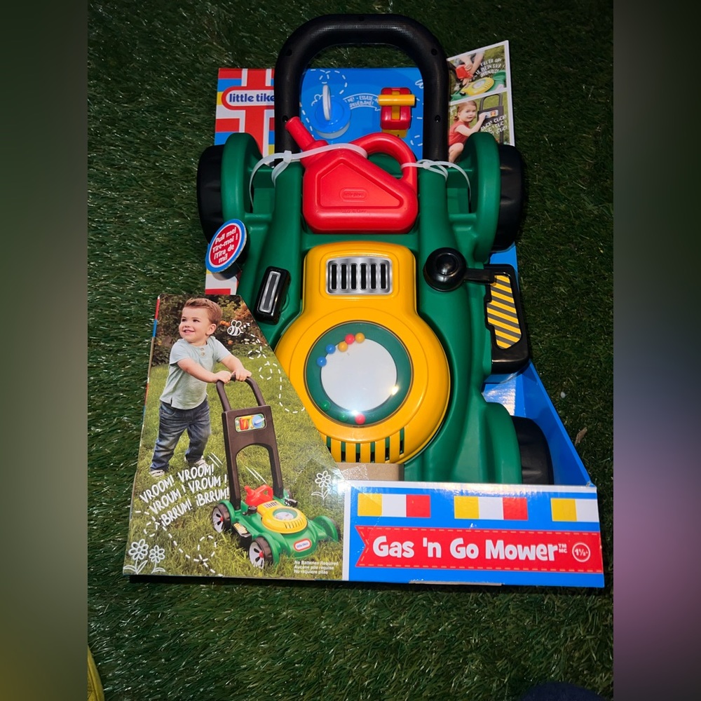 Little Tikes Gas N Go Mower Toddler Push Toy - For Kids Boys Girls Ages